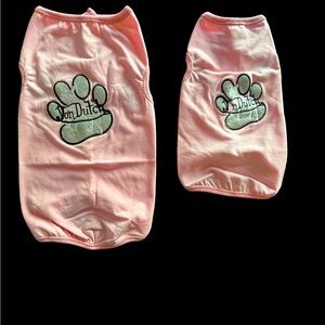 VON Dutch Dog Spring Clothes Pet Puppy Costume Dog Cat Sports Apparel top